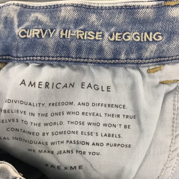 American eagle women’s curvy hi-rise jegging sz 16 - Picture 9 of 9